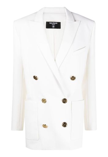 Balmain Blazer doppiopetto - Bianco