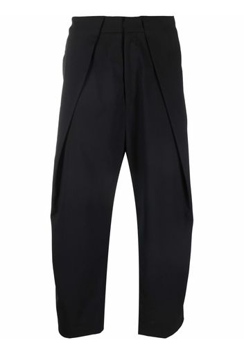 Balmain Pantaloni crop dritti - Nero