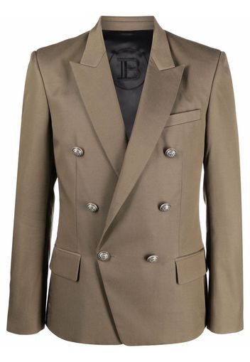 Balmain Blazer doppiopetto - Marrone