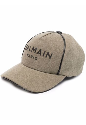 Balmain B-Army pipe-trim cap - Verde