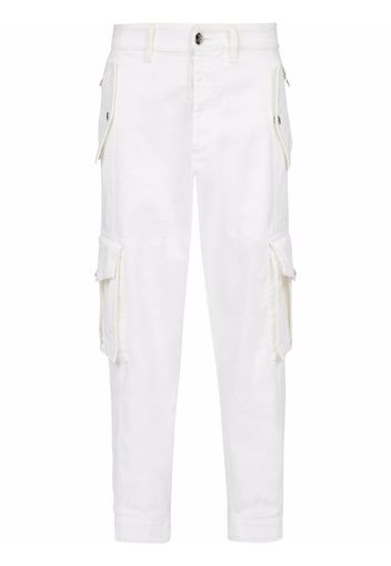 Balmain tapered leg cargo jeans - Toni neutri