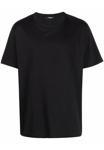 Balmain logo-print organic-cotton T-shirt - Nero