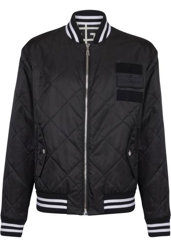 Balmain Bomber trapuntato - Nero