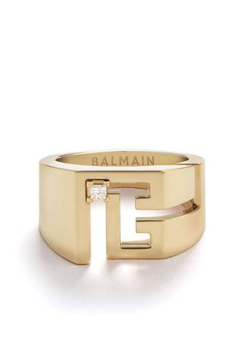 Balmain Anello Labyrinth PB in oro giallo 18kt con diamanti