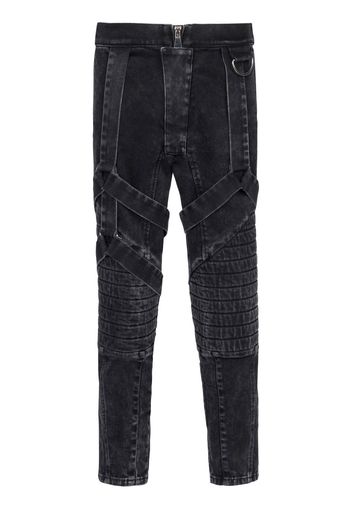 Balmain Jeans skinny crop - Nero