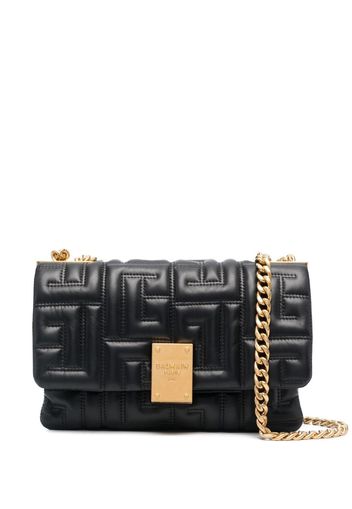 Balmain small 1945 quilted shoulder bag - Nero