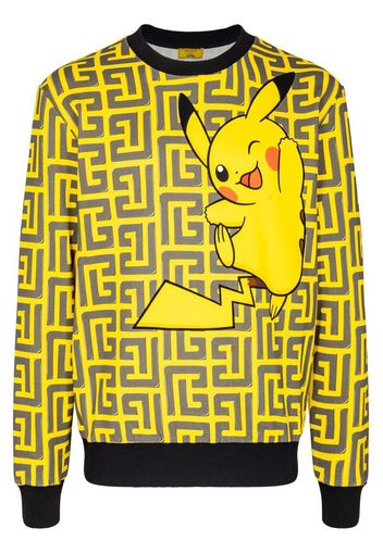 Balmain x Pokémon printed sweatshirt - Nero