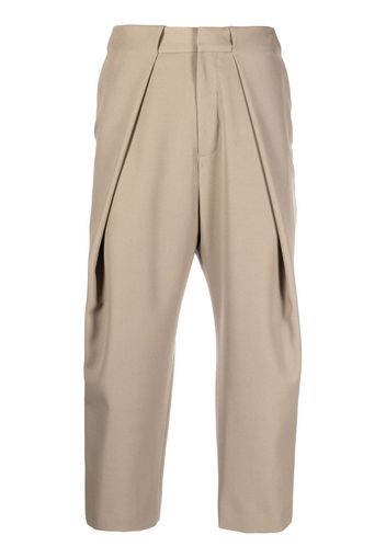 Balmain inverted-pleat detail trousers - Toni neutri