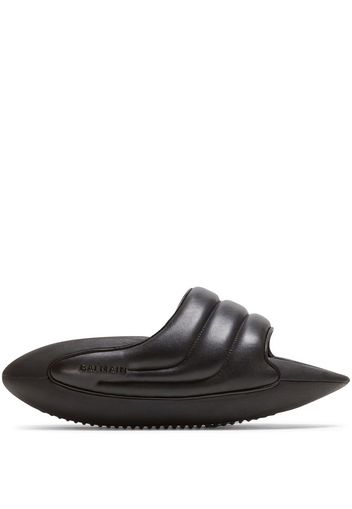 Balmain B-It-Puffy quilted slides - Nero