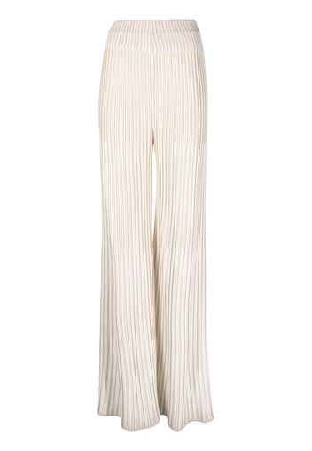 Balmain Pantaloni a vita alta - Bianco