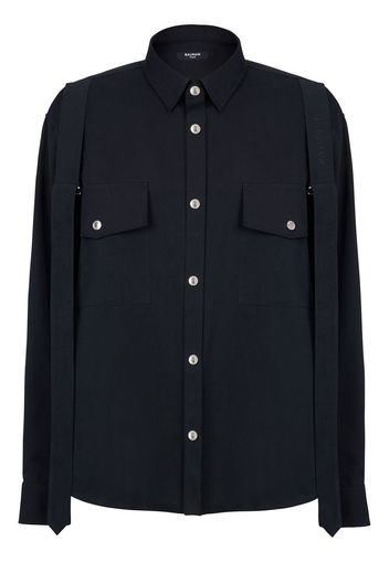 Balmain Camicia con tasche - Nero