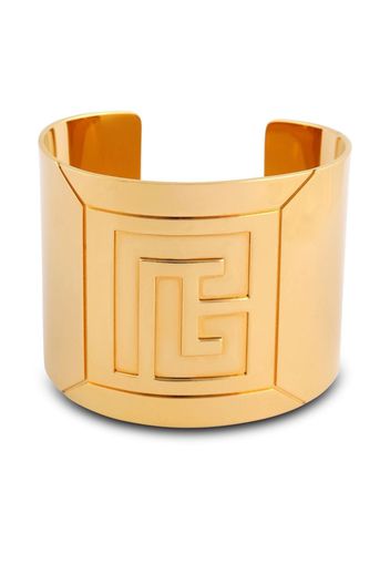 Balmain logo-engraved bracelet - Oro