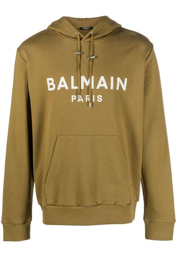 Balmain Felpa con cappuccio - Verde