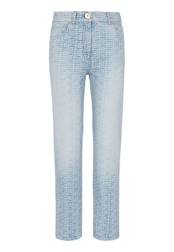 Balmain Jeans a vita alta - Blu