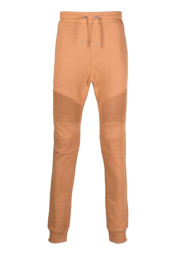 Balmain logo-print track pants - Marrone