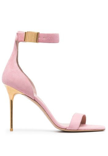 Balmain Uma 105mm suede sandals - Rosa