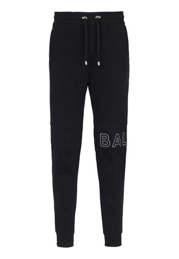 Balmain Pantaloni sportivi con coulisse - Nero