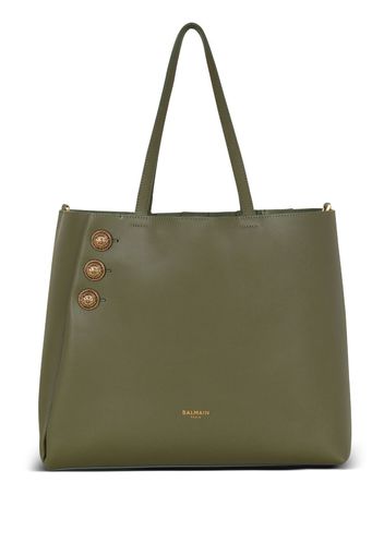 Balmain Borsa tote Embleme - Verde