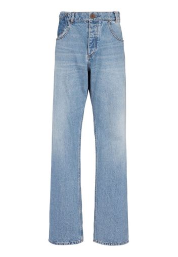 Balmain Jeans a gamba ampia - Blu