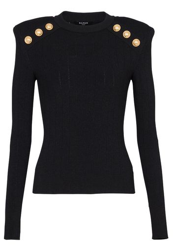 Balmain Maglione a collo alto - Nero