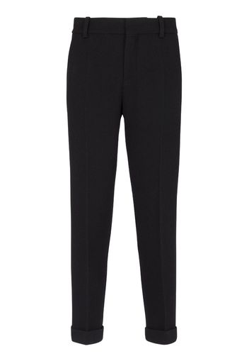 Balmain tapered cropped trousers - Nero