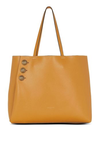 Balmain polished-finish tote bag - Marrone