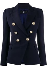 double-breasted fitted blazer