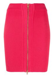 Balmain high-waisted knitted miniskirt - Rosa