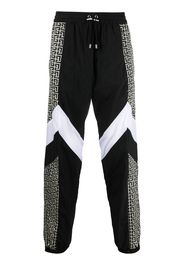 Balmain Pantaloni sportivi con monogramma - Nero