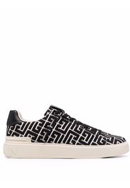 Balmain SNEAKER B COURT-MONOGRAM JACQUARD - Toni neutri