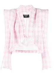 Balmain Giacca in pied-de-poule - Bianco