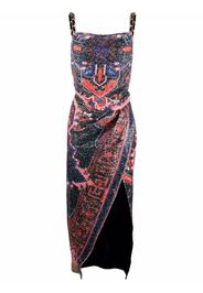 Balmain Abito con paillettes - Blu