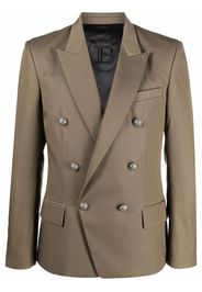 Balmain Blazer doppiopetto - Marrone