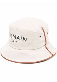 Balmain Cappello bucket con stampa - Toni neutri