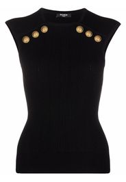 Balmain Top con decorazione - Nero