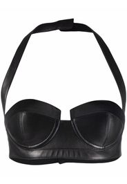 Balmain Reggiseno con scollo a cuore - Nero