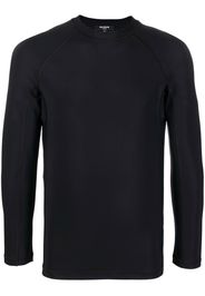 Balmain logo long-sleeve top - Nero