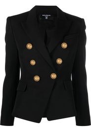 Balmain double-breasted wool blazer - Nero