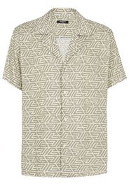 Balmain Camicia con stampa - Verde