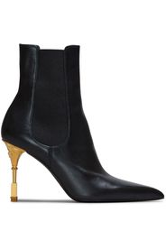 Balmain Moneta leather ankle boots - Nero