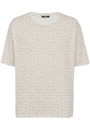 Balmain T-shirt con stampa grafica - Toni neutri