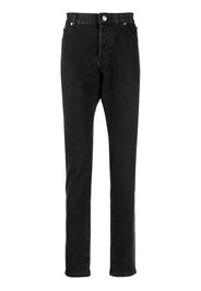 Balmain mid-rise straight-leg jeans - Nero