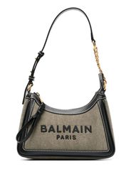 Balmain logo-print Barmy shoulder bag - Verde