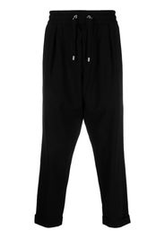 Balmain drop-crotch cropped trousers - Nero