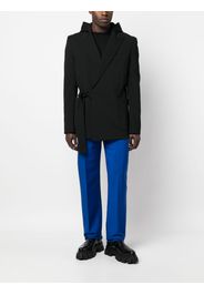 Balmain tie-fastening hooded jacket - Nero