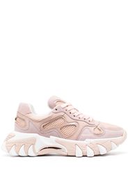 Balmain multi-panel lace-up sneakers - Rosa