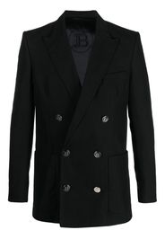 Balmain double-breasted cotton blazer - Nero