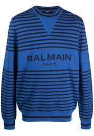 Balmain Maglione a righe - Blu