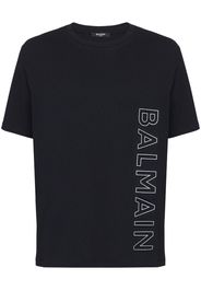 Balmain T-shirt con logo goffrato - Nero