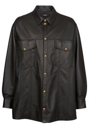 Balmain Giacca-camicia Lion - Nero